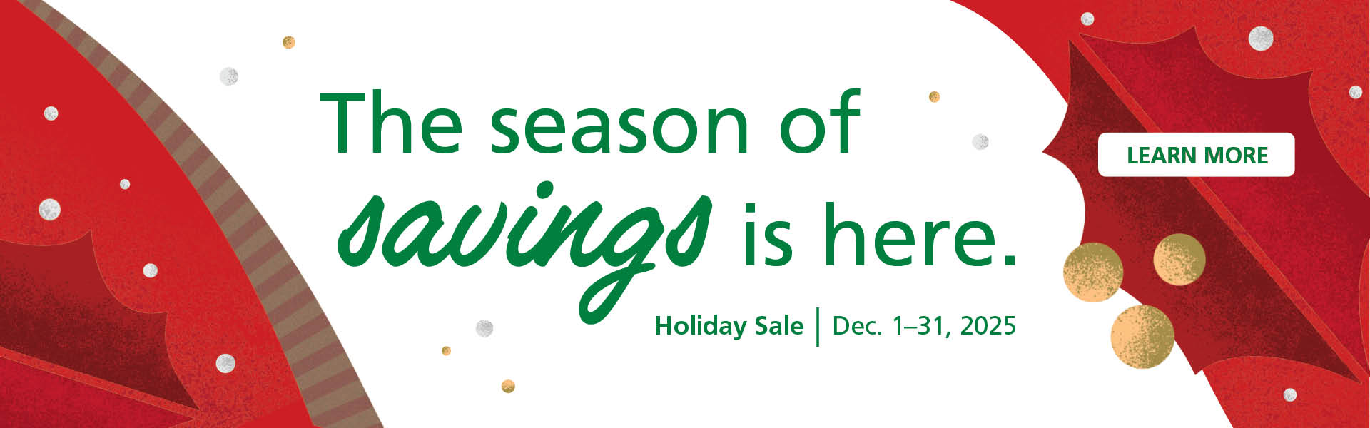 December Savings Promo